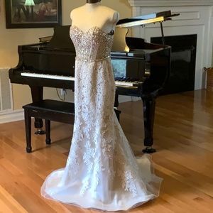 Morilee strapless evening or wedding gown size 0